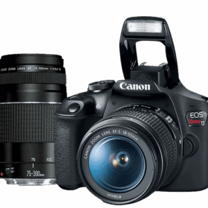 Cámara Canon EOS Rebel T7 + EF-S 18–55mm + EF 75-300mm