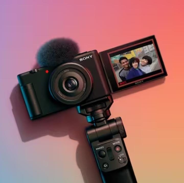 SONY Sony ZV-1F Vlogging Cámara - Blanco